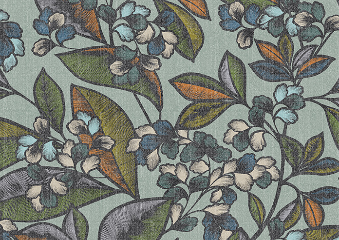 Walled Garden, Duckegg - Roman Blind - Image 7